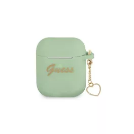   CG MOBILE GUESS CHARMS HEART szilikon tok (telefondísz) VILÁGOSZÖLD Apple AirPods/AirPods 2 (GUA2LSCHSN)