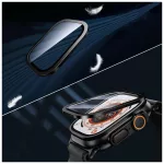 Edzett üveg TECH-PROTECT Glass Ring 2-PACK Apple Watch Ultra 1/2/3 (49 MM) készülékhez fekete