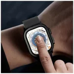 Edzett üveg TECH-PROTECT Glass Ring 2-PACK Apple Watch Ultra 1/2/3 (49 MM) készülékhez fekete