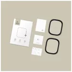Edzett üveg TECH-PROTECT Glass Ring 2-PACK Apple Watch Ultra 1/2/3 (49 MM) készülékhez fekete