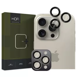   Kameravédő HOFI CAMRING PRO+ iPhone 16 Pro / 16 Pro Max / 17 Pro / Max készülékhez fekete