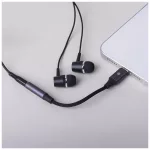Forever audioadapter jack 3,5 mm–USB-C AJC-01, fekete
