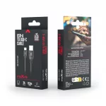 Maxlife USB–USB-C kábel 0,5 m 3A fekete