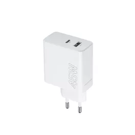   Maxlife MXTC-07-45AC PD QC 45W töltő 1x USB-C, 1x USB fehér