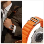 TECH-PROTECT NYLON PRO Apple Watch tok 8/9/10/11/SE/ULTRA készülékhez (44/45/46/49 mm) tengerészkék / szürke