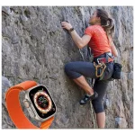 TECH-PROTECT NYLON PRO Apple Watch tok 8/9/10/11/SE/ULTRA készülékhez (44/45/46/49 mm) tengerészkék / szürke