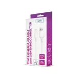 Setty USB – Lightning kábel 3,0 m 2A fehér
