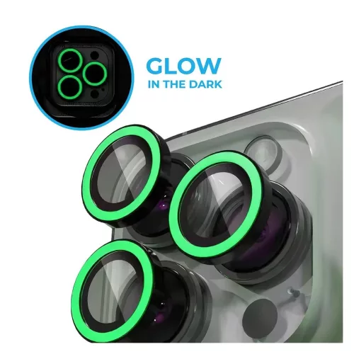 XPRO™ Luminous Prémium Kameravédő Üveg Apple iPhone 17 Air készülékhez - Zöld
