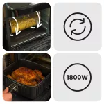 Huslog 1800W multifunkciós olajsütő