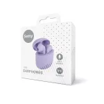 Setty TWS Bluetooth fülhallgató töltőtokkal STWS-19 lila