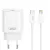 XO fali töltő CE25 PD 25W 1x USB-C + USB-C–Lightning kábel fehér