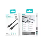 BWOO BO-X318 60W USB-C–USB-C kábel 1 m fekete