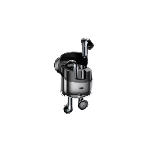 Awei bluetooth fülhallgató SZTEREO 2db (v5.3, TWS, aktív zajszűrő, mikrofon + töltőtok) FEKETE (T79)