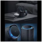 SPIGEN ESSENTIAL EF223MS 3IN1 QI2 ROTARY MAGNETIC MAGSAFE vezeték nélküli töltő fekete