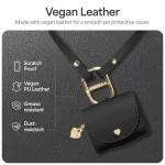 SPIGEN CYRILL MINI BAG APPLE AIRPODS 4 készülékhez fekete