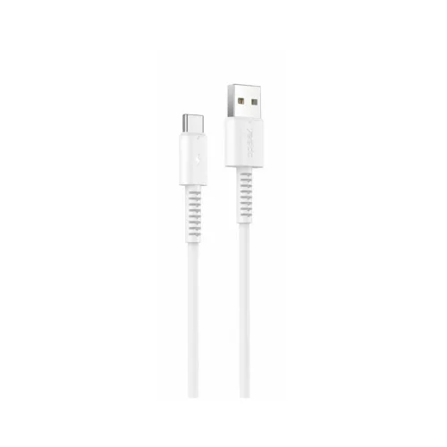 YESIDO CA120 USB/Type-C kábel 180W 2A 1 m PVC fehér