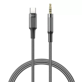 XO NB-R279B audio kábel USB-C – jack 3,5 mm 1,0 m fekete