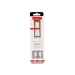 MX KAPPA autós töltő 18W PD+QC, USB-A és USB-C porttal, Type-C/Lightning kábel 20W PD, fehér