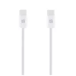 OBAL:ME Super Fast USB-C/USB-C Fonott kábel 60W 1m fehér
