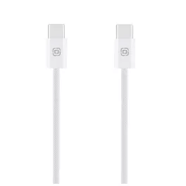 OBAL:ME Super Fast USB-C/USB-C Fonott kábel 60W 1m fehér