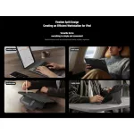 Nillkin Bumper GO billentyűzetes tok (Backlit Version) iPad Pro 13 2024 készülékhez fekete