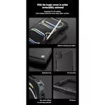 Nillkin Bumper GO billentyűzetes tok (Backlit Version) iPad Pro 13 2024 készülékhez fekete