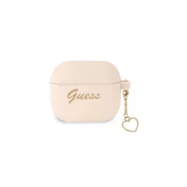   CG MOBILE GUESS CHARMS HEART szilikon tok (telefondísz) RÓZSASZÍN Apple AirPods 3 (GUA3LSCHSP)