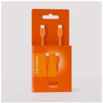 COLORUM USB-C–Lightning kábel 1,8 m 2,4 A CK12-CL-10 narancssárga