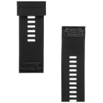 Tactical 668 Silicone Band Garmin Fenix 5X/6X/7X/8 készülékhez 26mm fekete