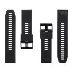 Tactical 668 Silicone Band Garmin Fenix 5X/6X/7X/8 készülékhez 26mm fekete