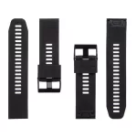 Tactical 668 Silicone Band Garmin Fenix 5X/6X/7X/8 készülékhez 26mm fekete