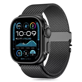   TECH-PROTECT MILANO Apple Watch 8/9/10/11/SE/ULTRA készülékhez (44/45/46/49 MM) fekete