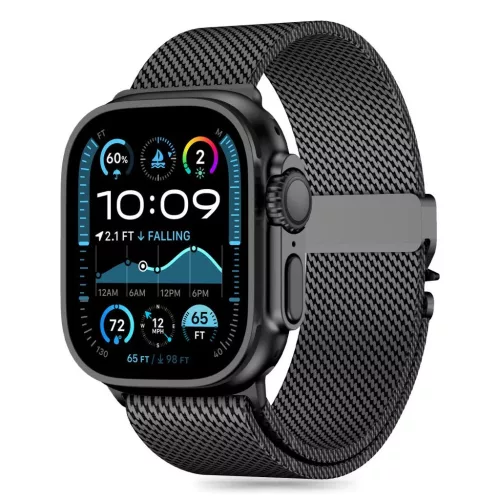 TECH-PROTECT MILANO Apple Watch 8/9/10/11/SE/ULTRA készülékhez (44/45/46/49 MM) fekete