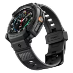 SPIGEN RUGGED ARMOR PRO tok Samsung Galaxy Watch 8 Classic készülékhez (46 MM) matt fekete