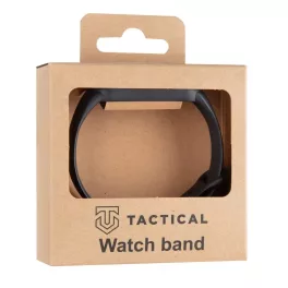   Tactical 661 szilikon szíj Xiaomi Mi Band 5/6 készülékhez fekete
