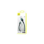 USAMS Braided U55 2A microUSB kábel 1m SJ450USB02 (US-SJ450) zöld
