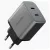 Fali töltő Energea Ampcharge GaN45 2xUSB-C PD/PPS/QC3.0 45W szürke