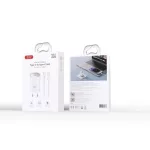 XO CE20 fali töltő PD 30W 1× USB-C + USB-C–USB-C kábel, fehér