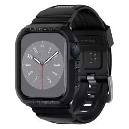   SPIGEN RUGGED ARMOR "PRO" Apple Watch 6/7/8/9/SE 1/2/3 készülékhez tok (44/45 MM) fekete