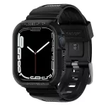 SPIGEN RUGGED ARMOR "PRO" Apple Watch 6/7/8/9/SE 1/2/3 készülékhez tok (44/45 MM) fekete