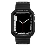 SPIGEN RUGGED ARMOR "PRO" Apple Watch 6/7/8/9/SE 1/2/3 készülékhez tok (44/45 MM) fekete