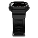 SPIGEN RUGGED ARMOR "PRO" Apple Watch 6/7/8/9/SE 1/2/3 készülékhez tok (44/45 MM) fekete
