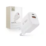 TECH-PROTECT NCA45W-GAN 2-PORT hálózati töltő PD 45W / QC3.0 fehér