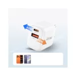 TECH-PROTECT NCA45W-GAN 2-PORT hálózati töltő PD 45W / QC3.0 fehér
