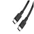 XO kábel NB-Q199 PD USB-C - USB-C 1,5m 100W Fekete