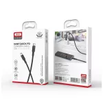 XO kábel NB-Q199 PD USB-C - USB-C 1,5m 100W Fekete
