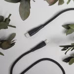 Maxlife MXUC-08 USB-C - Lightning kábel 1,0 m 27W fekete nylon