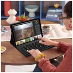 TECH-PROTECT SC toll + billentyűzet – Samsung Galaxy Tab S9 FE+ PLUS 12.4 készülékhez (X610 / X616B) fekete