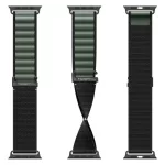 SPIGEN WBF1 BAND Apple Watch szíj 8/9/10/11/SE/ULTRA készülékhez (44/45/46/49 mm) fekete/zöld