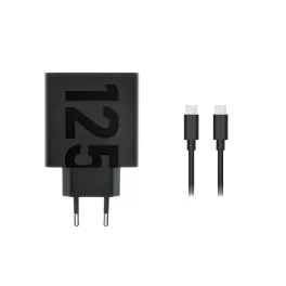  MC-1252 Motorola TurboPower USB-C 125W utazó töltő + USB-C/USB-C adatkábel fekete